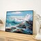 Sea Diamond Painting Kits for Adults-Diamond Art Kits for Adults,5D Diamond Painting Sea, DIY Full Drill Diamond Painting Beach Ocean Gem Art and Crafts 12x16 inch